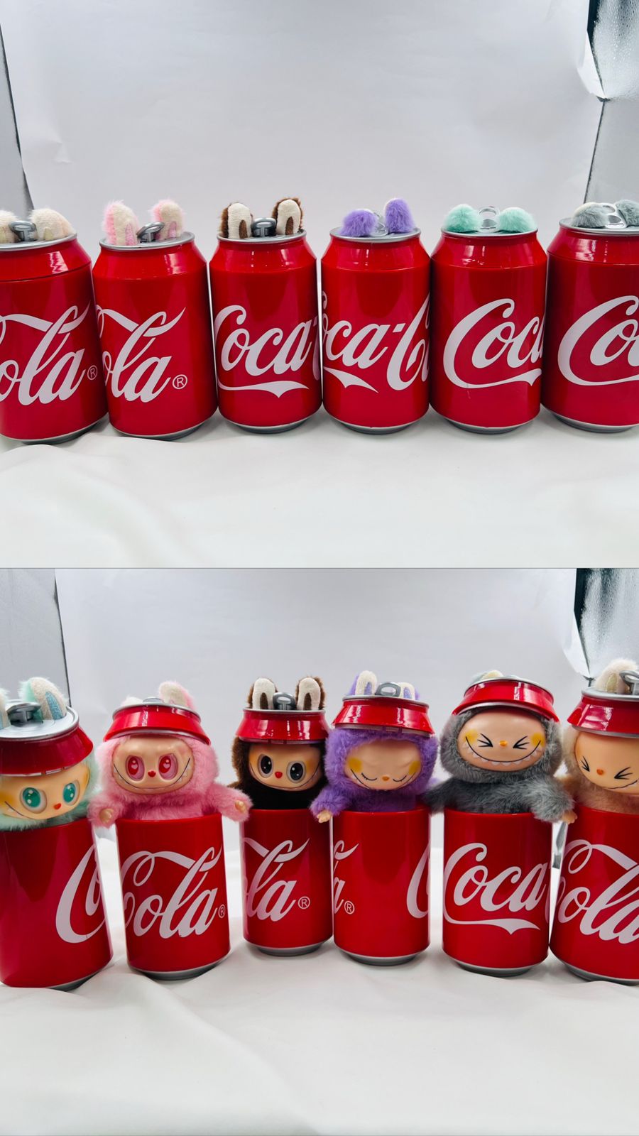 MUÑECO LABUBU DISEÑO SORPRESA-COCACOLA